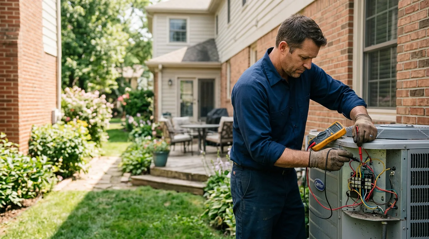 HVAC technician working near Hebbronville, TX